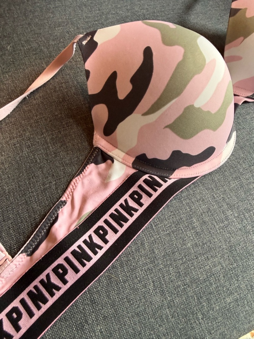PINK bra - pink Camo - 34C